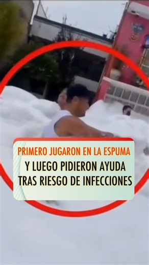 Imagen Noticias | Habitantes piden apoyo a las autoridades tras entrar espuma tóxica en casas y calles de #Naucalpan. La espuma alcanzó hasta dos metros de... | Instagram