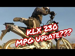KLX 230 fuel mileage | Slide turns off-road practice