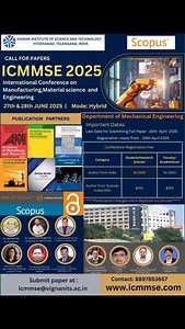  CALL FOR PAPERS – ICMMS 2025 烙 Join the International Conference...