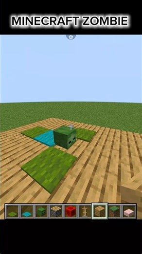 MINECRAFT ZOMBIE BUILD HACK 🤯 #Minecraft #Shorta