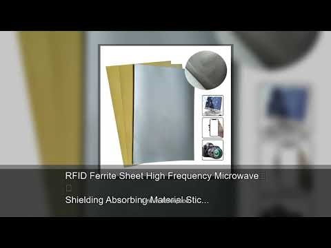 RFID Ferrite Sheet High Frequency Microwave Shielding Absorbing Material Sticker Antimagnetic S