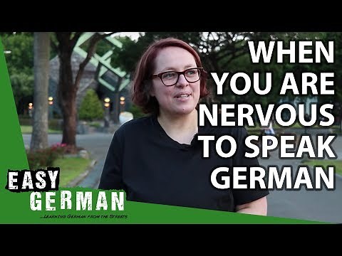 When you are nervous to speak German | Super Easy German (74)