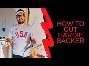 how to cut hardie backer #diy #easy #3ways
