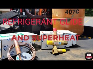 Supermarket Refrigeration - How Does Refrigerant Glide Affect Superheat (Negative Superheat?)