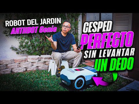 ANTHBOT Genie • Robot jardinero inteligente corta tu césped solo y sin cables