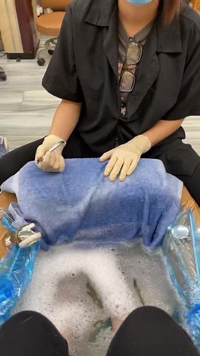 Relaxing Pedicure Experience in a Professional Salon