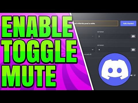 How to Enable Push to Mute & Toggle Mute on Discord