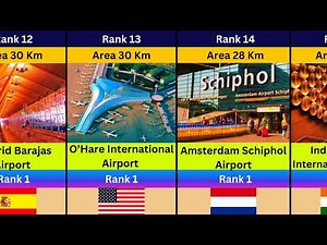 Top 10 Largest Airports in the World 2025 | By Area & Capacity