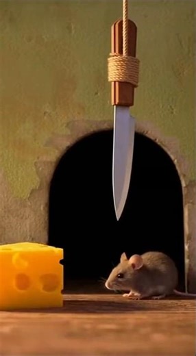 OMG! The mouse is close to danger