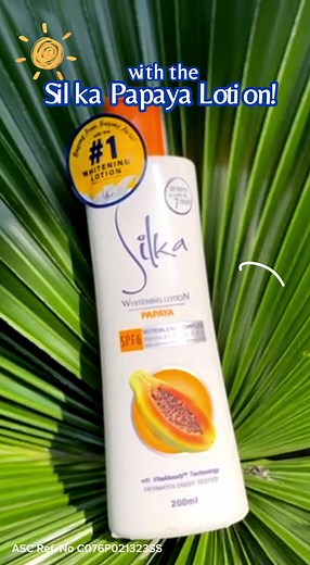 Protect Your Skin this Summer with Silka Papaya Lotion SPF 6