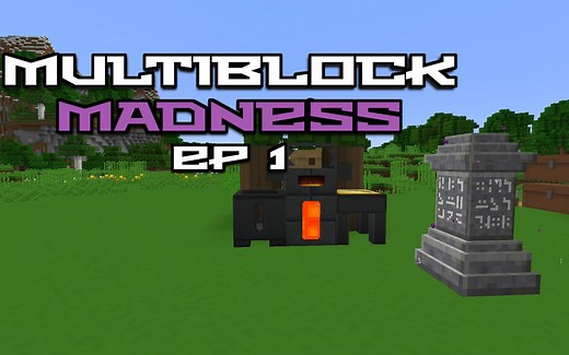 Multiblock【Ep1 垃圾种子】我的世界多块疯狂多模组生存实况