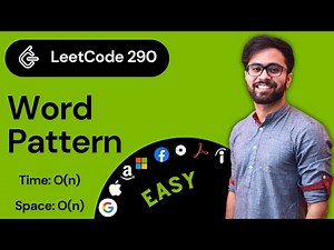 LeetCode 290 Solution in Hindi | Word Pattern | Leetcode Bootcamp