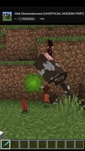 Minecraft Mob Dismemberment Modu #minecraftmods