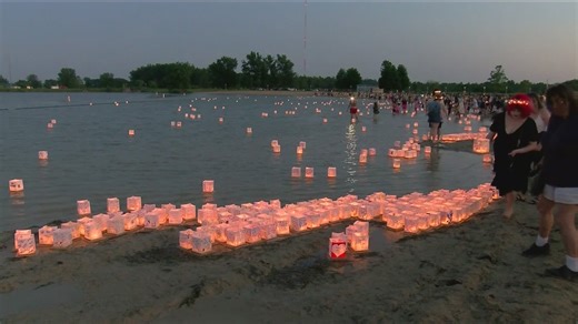 Water Lantern Festival at Maumee Bay State Park brings love and hope