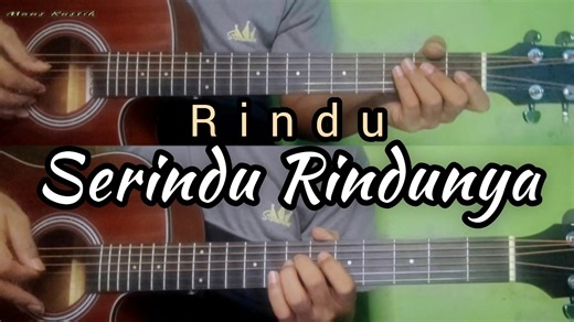 Spoon - Rindu Serindu Rindunya | Gitar Cover ( Instrumen ) Lirik Chord | MuLir
