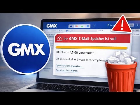 GMX Speicherplatz voll? Speicher leeren, löschen & wieder frei machen | Erklärung