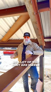 35K views · 244 reactions | A Barndominium with an overhang adds more appeal giving more for aesthetics as well as less worry about water infiltration at the top of the wall. Here we are taking a closer look how Texas Best constructs the weld-up overhang in hybrid steel frame applications. Watch the full update tour: https://buff.ly/3PMkKKU | Texas Best Construction - Barndominium Builder | Facebook