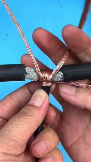 How To Repair Wire To Wire Joint | Strong And Durable Connection Method #shortvideo #wire