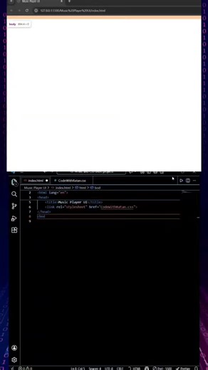 CodeWithRatan on Instagram: "💥Animated Music Player based on pure HTML and CSS. . . . Follow then DM for source code. . . . #webdevelopment #codingshorts #cssanimation #htmlcss #programming"
