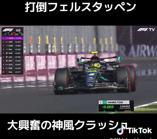 ハミルトン久々のポールポジション！モータースポーツの興奮