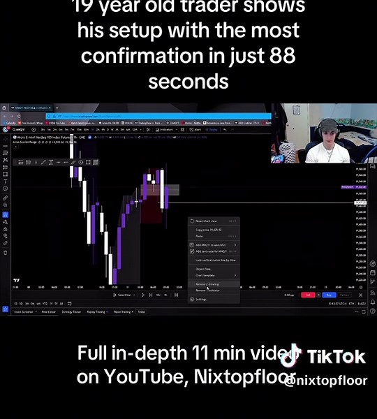 Day Trading Insights: 19-Year-Old Trader Setup