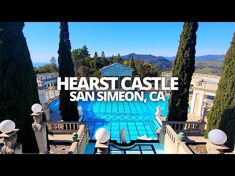 Exploring Hearst Castle in San Simeon, California USA Walking Tour #hearstcastle #sansimeon #hearst