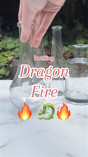4.8M views · 90K reactions | Making my Dragon Fire decorative potion bottle! #potion #potions #potionbottle #dragon #dragons #fantasy #fantasyart #art #magic #bookshelfdecor #mermaid | Forbidden Forest Apothecary | Facebook