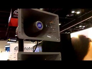 InfoComm 2015: AmpliVox Portable Sound Systems Exhibits 4-Horn Line Array Hailer