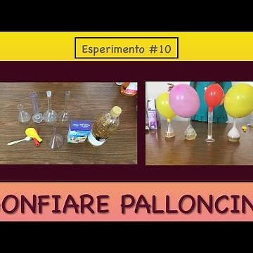 Come gonfiare palloncini con aceto e bicarbonato - Esperimento #10