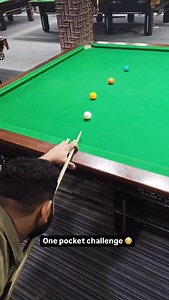 Snooker One pocket challenge #aliachabacha #snookerworld #instagram #facebook #trending #alihaider #wst #pakpattan #allah #fbreelsvideo #fbreelsfypシ゚viralシ #vairul | AHsnooker