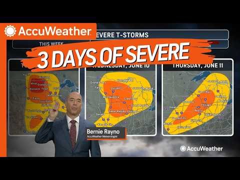200 Million in Severe Weather Risk in Plains, Midwest, Including Tornadoes