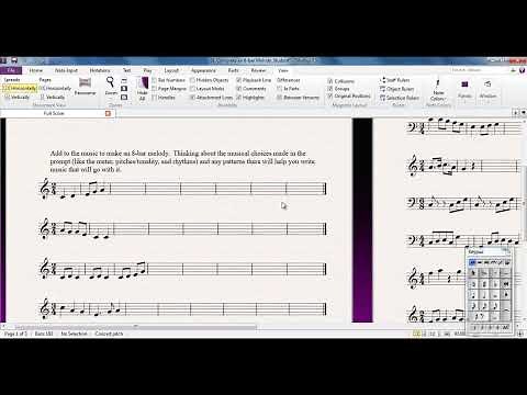 Sibelius 7.5 Tutorial Series - Worksheet Creator