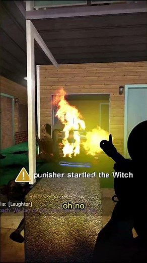 The witch jumpscared me #left4dead2 #l4d2 #l4d2campaign #l4d2clips #l4d2gameplay