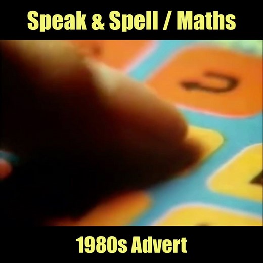 Speak & Spell / Maths - 1980s Advert | Classic British TV and Cinema adverts