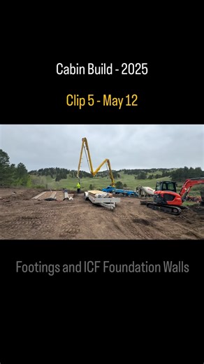 Next step: footings and foundation walls. We used the ICF foam block system, thanks Billy Joe Moore ! #icffoundation #cabinbuild #montanaoffgrid | Dan Evans