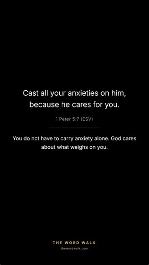 You don't have to carry anxiety alone