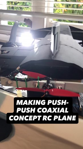 MAKING PUSH-PUSH COAXIAL RC PLANE ✈️🎮 🎬Full video here in bio or here: https://m.youtube.com/watch?v=PIpRLPrKMfc Follow us, comment, and share @hrdroneracing #conceptaircraft #experimentalaircraft #3dprintedplane #rcplane #dronemotors #uav #fixedwing | H R Drone Racing