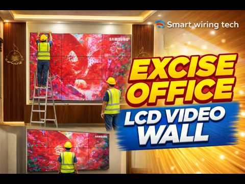 Office LED Video Wall Installation | Samsung Video Wall Complete Setup