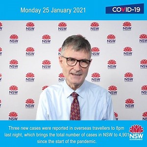 20K views · 200 reactions | WATCH: Dr Jeremy McAnulty provides a COVID-19 update for Monday 25 January 2021. There will be no press conference today. For the latest information on COVID-19 case locations in NSW visit: https://www.nsw.gov.au/covid-19/latest-news-and-updates | NSW Health | Facebook