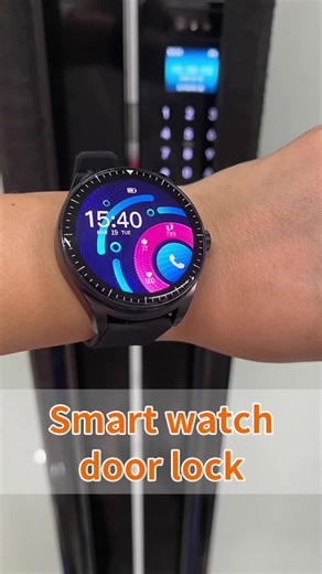 A smart watch with NFC function that can unlock doors, open elevators, and more. #smartwatch