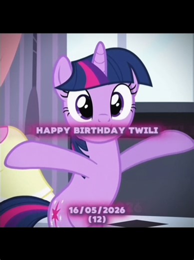 #TWILIGHTSPARKLE / HAPPY BIRTHDAY TO MY TWIN @𝙩𝙬𝙞𝑙𝑖 ꨄ IM GLAD WE ARE FRIENDS WE BOTH LOOVVEEEEEE TWILIGHT SPARKLE AND WE ARE BOTH 12 NOW🥰💖 YAAAYYYYYYYYYYY #MYLITTLEPONY #MLPEDIT #Mlp #DONTFLOP