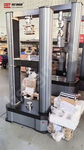 HST double-column electronic universal testing machine, for testing metallic and non-metallic materials. #machine #tensile #cnc #tensilestrength #tensile #machine #cnc #tensilestrength #compression #factory #compression #compressiontest #tensilestrengthstudio | Jinan Hensgrand Instrument Co.,Ltd