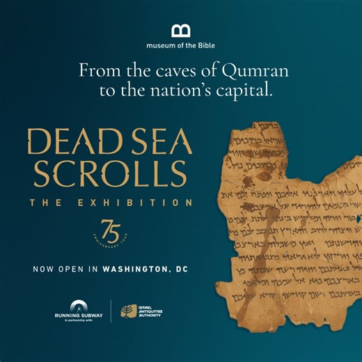 Dead Sea Scrolls: The Exhibition is now unveiled at Museum of the Bible. Witness ancient scrolls that reveal how people lived, studied, and worshiped during the Second Temple period. Exhibition open until September 7, 2026. Secure your tickets now: https://bit.ly/4oqo6mJ | Museum of the Bible