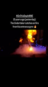 9.4K views · 733 reactions | The Undertaker suffers severe burns to...