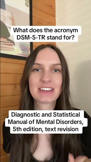 What does DSM-5-TR stand for? #mentalhealthcounseling #nce #aswbtest