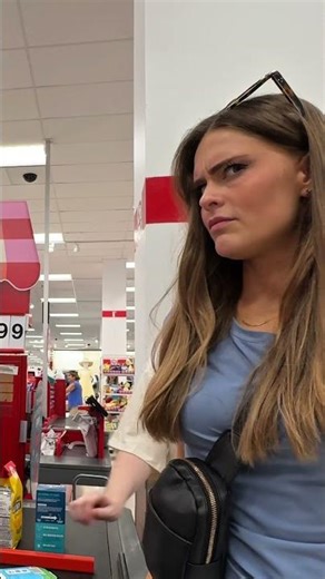Rude Target Cashier Goes ROGUE 🛒😳 (What would you do?) #Shorts