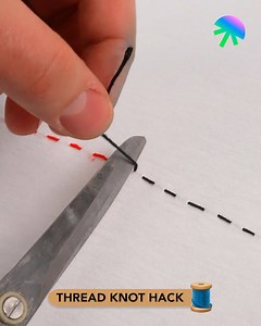 Thread knot hack 🧵 | The Internet's Finest