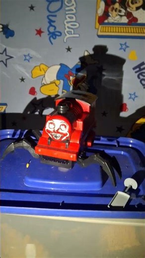 laba laba Train Thomas viral berhoyang #shortvideo #fypシ