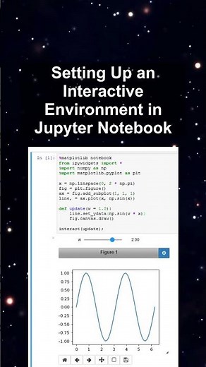 Setting Up an Interactive Environment in Jupyter Notebook #ai #artificialintelligence Setting