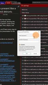 🔐How to protect Microsoft OneNote sections with password #shorts